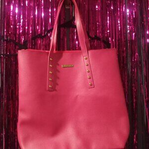 Pink Vegan Leather Juicy Couture Tote Bag